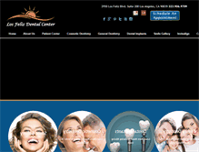 Tablet Screenshot of losfelizdentalcenter.com